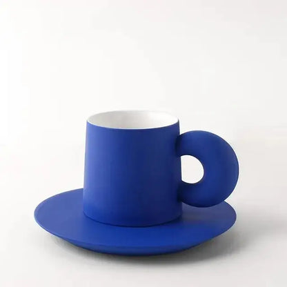 PaletteCraft Ceramic Mug & Saucer Set