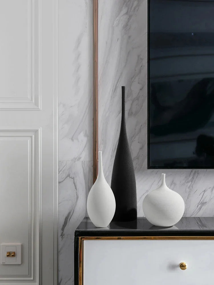 SoHo Vase Collection - Handcrafted Minimalist Ceramic Elegance