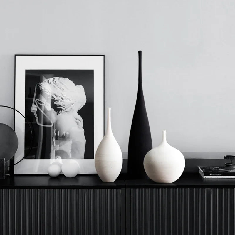 SoHo Vase Collection - Handcrafted Minimalist Ceramic Elegance